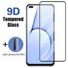 Закаленное стекло 9D для Realme 7 Pro 6S 7i 6 6i Global 5S 5 5i 3i 3 2, полное покрытие, защитное стекло на realme X7 Pro X3 X2 XT X Lite