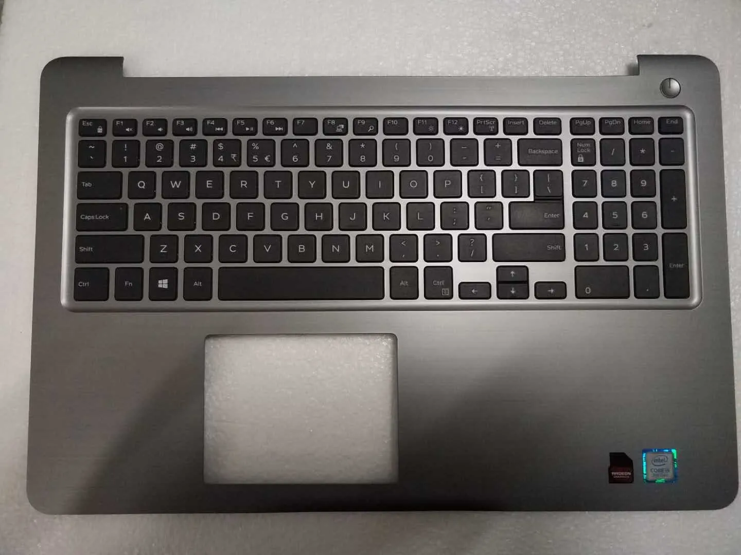 

95% NEW for Dell inspiron 15 5565 5567 silvery Palmrest Keyboard 0PT1NY