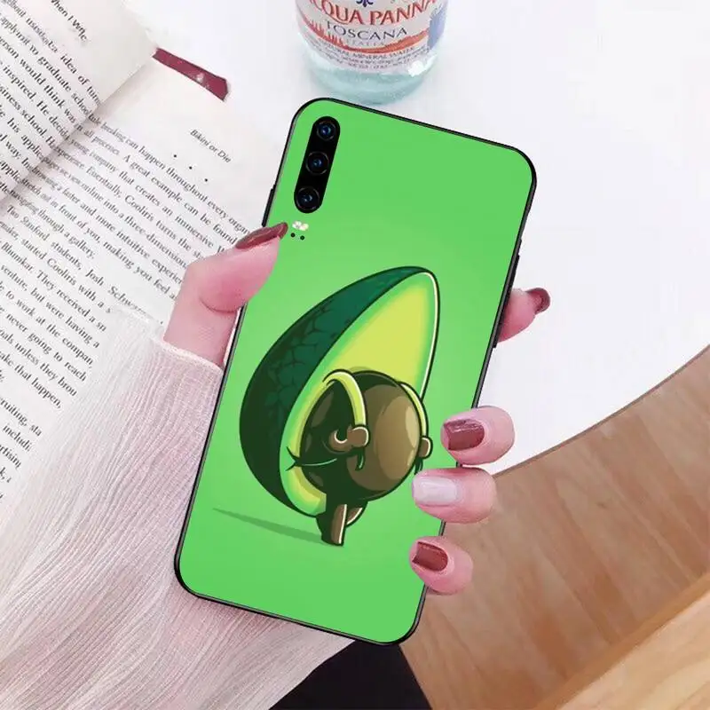 Мягкий резиновый Чехол HPCHCJHM из ТПУ в эстетике авокадо для Huawei Nova 6se 7 7pro 7se honor 7A 8A 7C