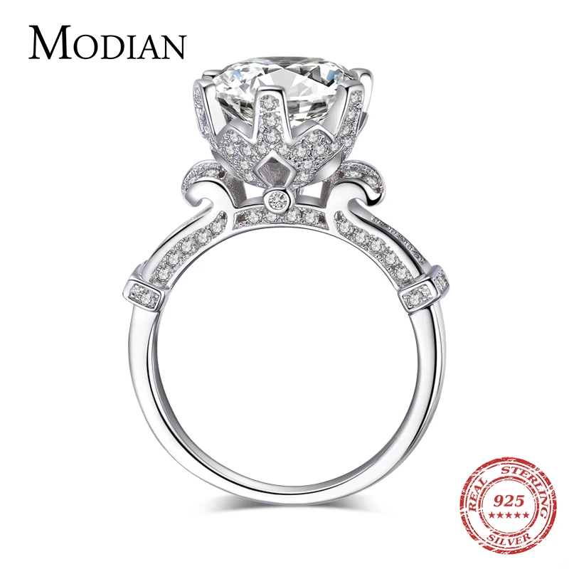 R & J 4.0ct уровень AAAAA CZ кольцо модные женские туфли подарок 925 твердого