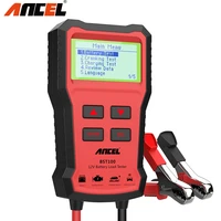 ancel bst100 car battery tester charger analyzer 12v 2000cca voltage battery test car battery tester charging cricut load tools