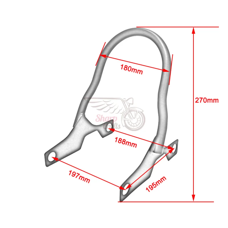 Спинка для мотоцикла спинка пассажирского короткого сиденья Harley XL883 XL1200 Sportster 883 72