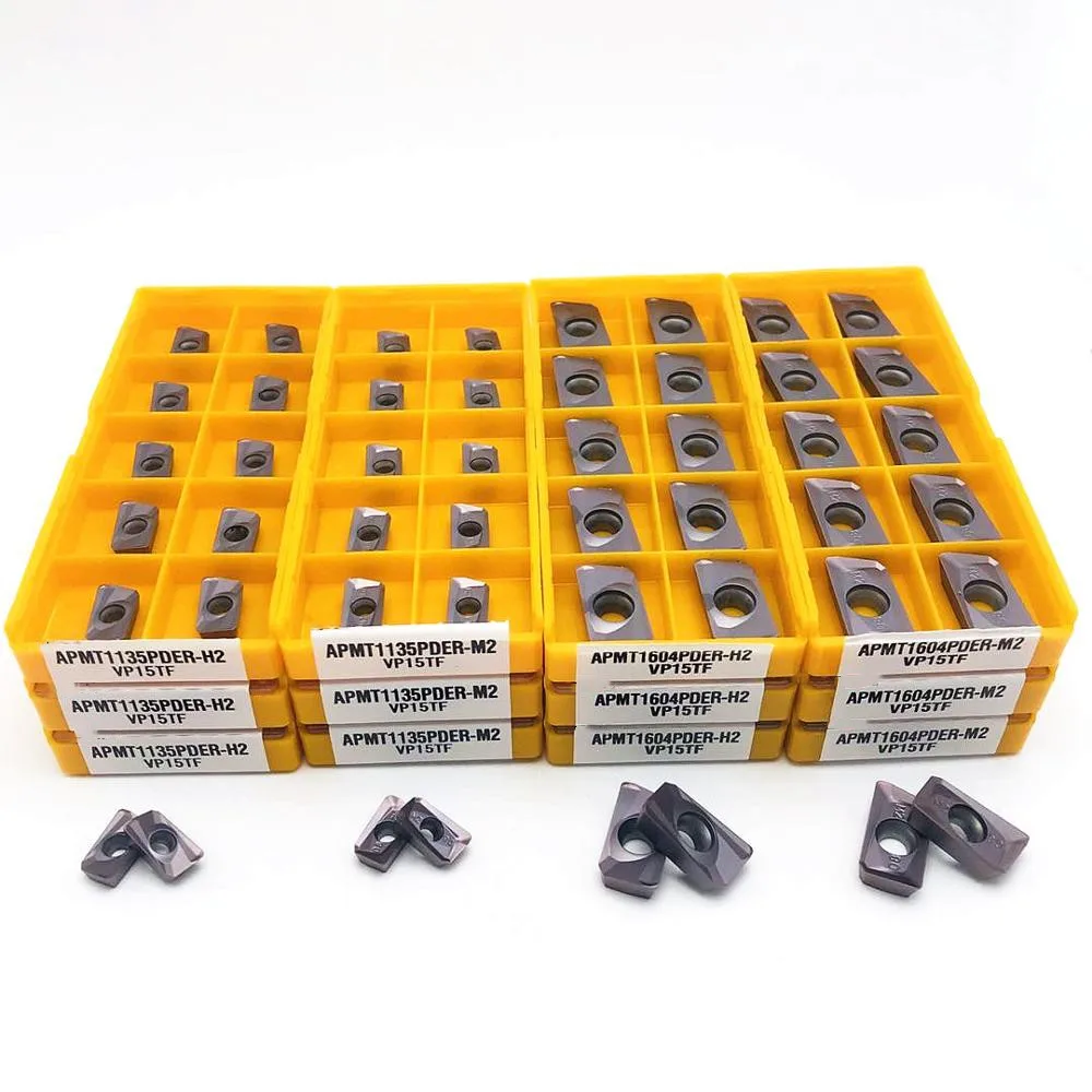 

APMT1604 APMT1135 PDER M2 H2 VP15TF carbide insert milling cutter APMT1604 APMT 1135 end milling cutter CNC lathe turning tool