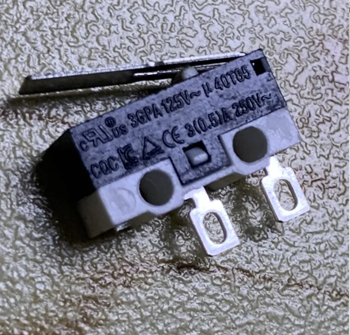 10 50/лот сенсорный аксессуары Мышь Кнопка Разъем 2 ножная Micro Fine движения