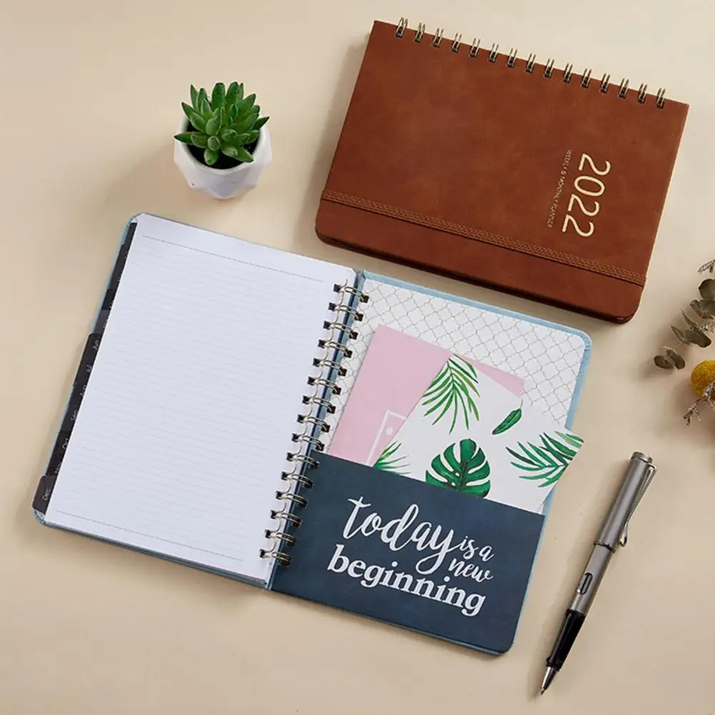 A5 шикарный портативный Ежедневник с буквенным принтом еженедельный Органайзер