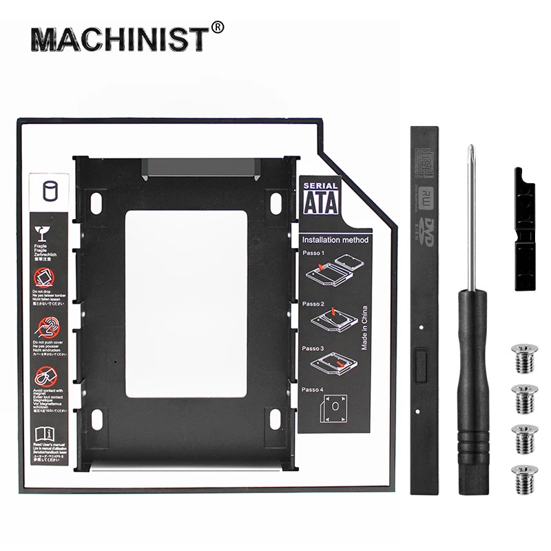 Переходник SATA 3 0 для установки второго жесткого диска 12 7 мм 2 5 дюйма чехол со