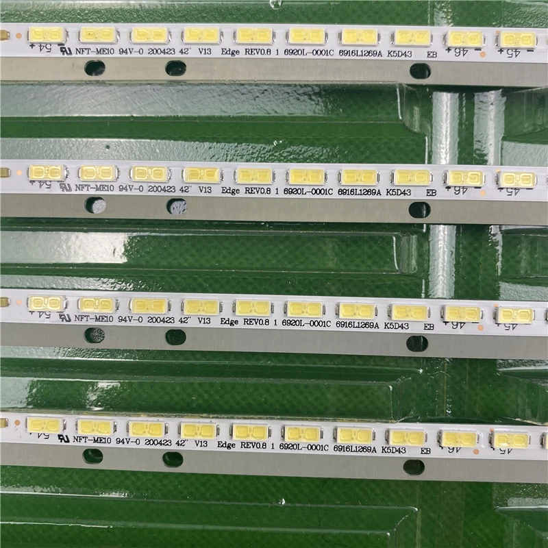 2 шт./лот Светодиодные ленты для 42 &quotV13 край REV0.8 6920L 0001C 6922L 0051A 6916L1269A 54 светодиода 535