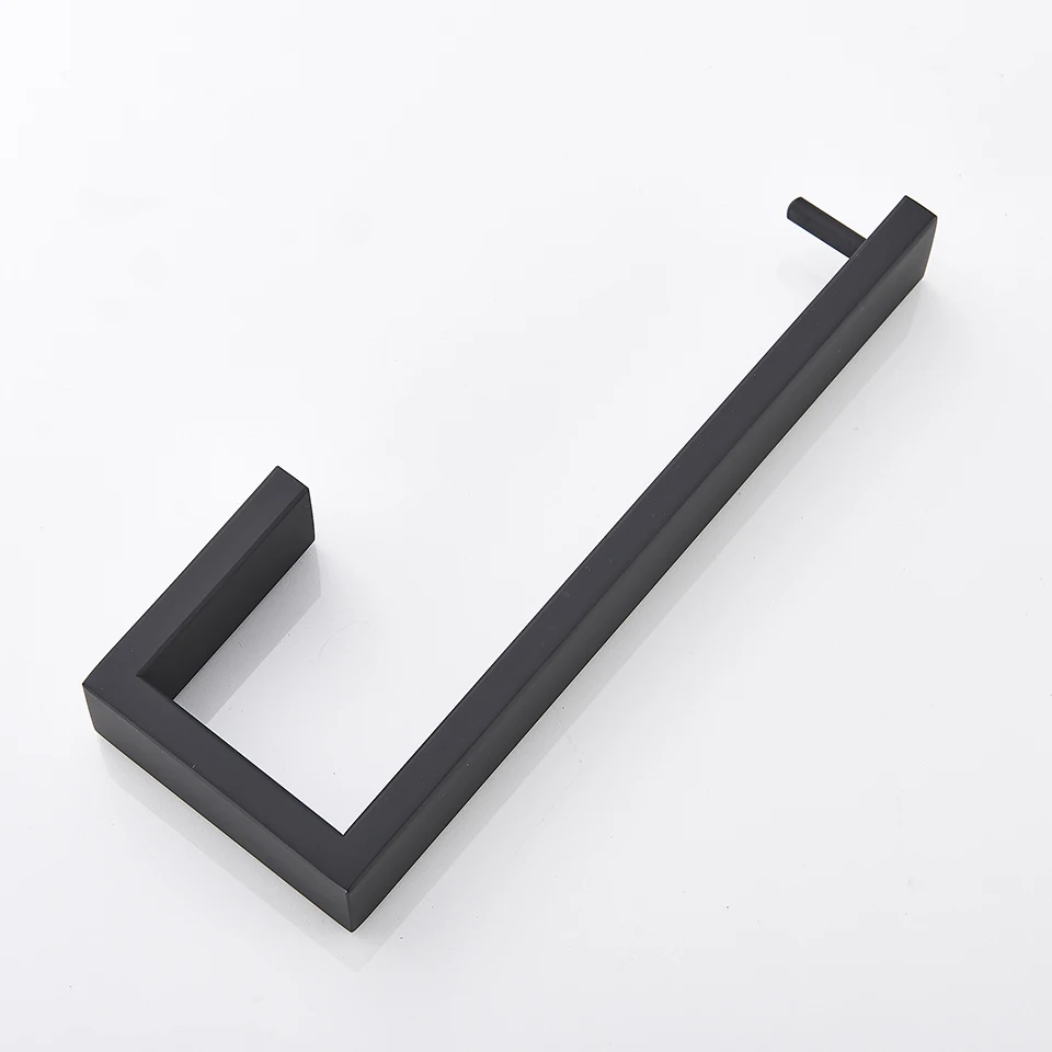 Набор принадлежностей для ванной комнаты черный крючок халата вешалка полотенец