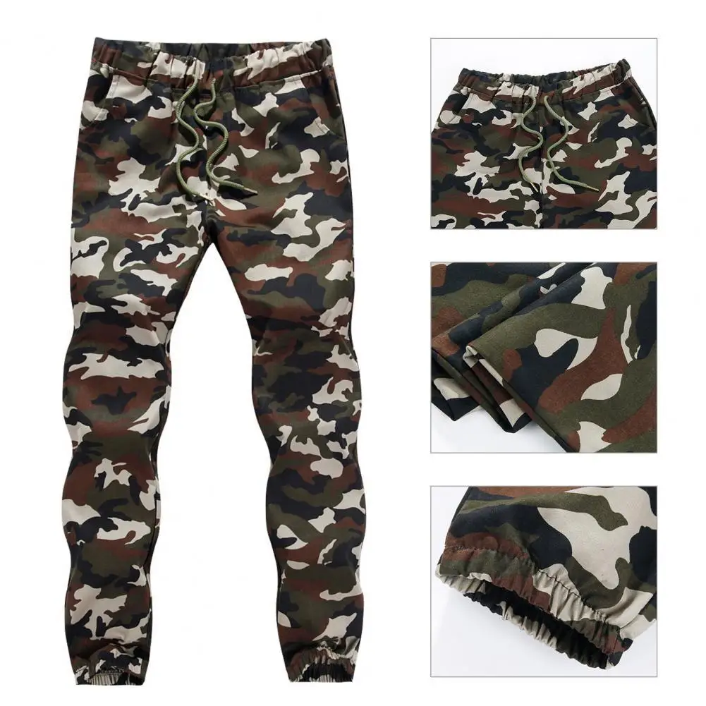 

Брюки-карго мужские с завышенной талией, джоггеры, универсальные штаны-карго со средней талией