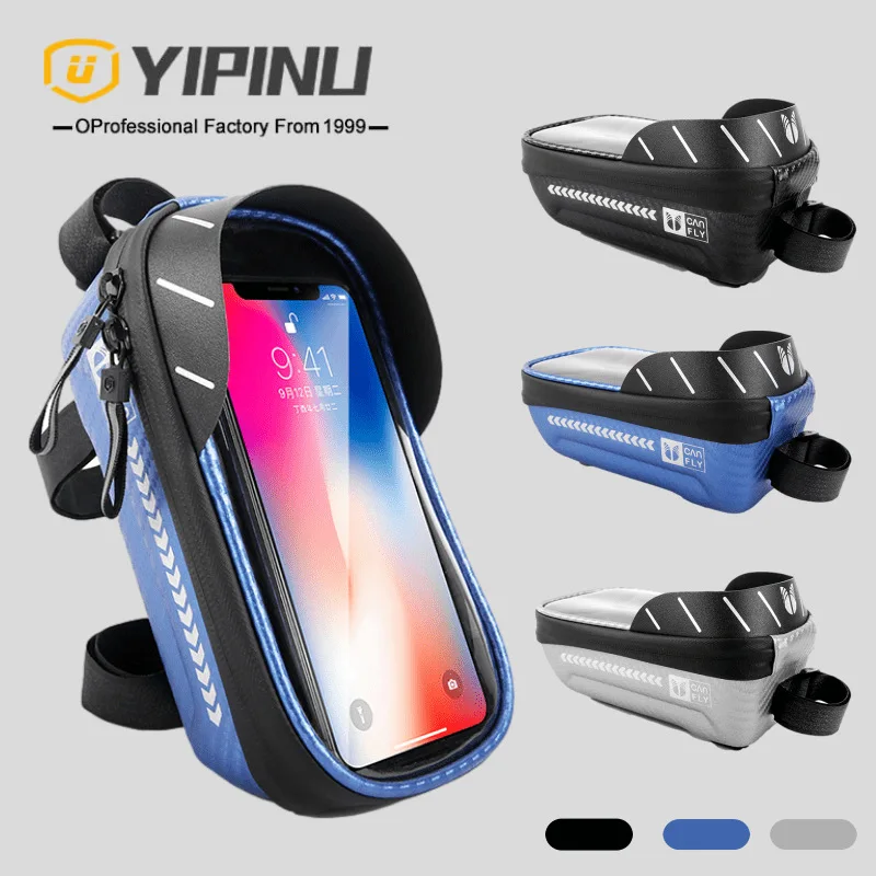 

YIPINU New bicycle bag water-repellent touch screen mobile phone bag mountain bike front beam bag riding handlebar bag