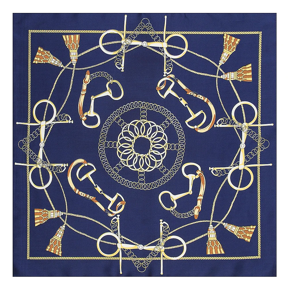 

Шарф женский из 100% шелка, 60 см