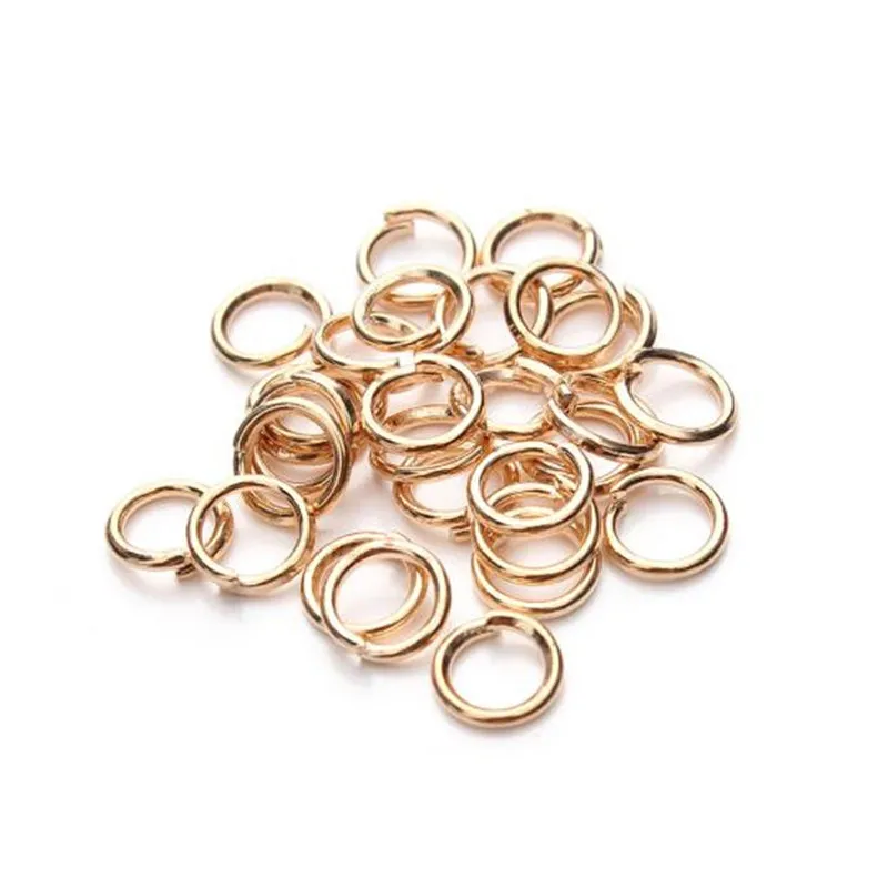 Открытые соединительные кольца серебристые/золотистые/Бронзовые/черные разъемы