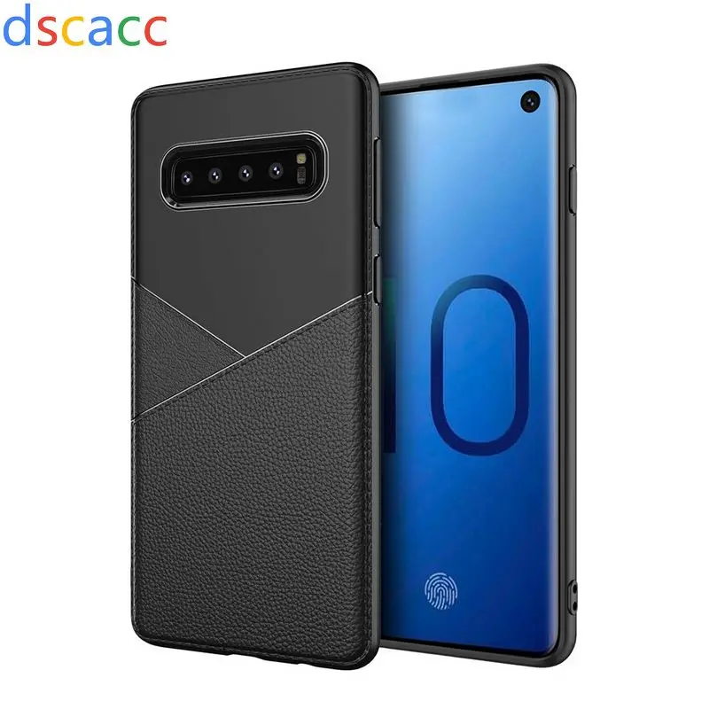 DSCACC Combo PU кожаный ТПУ чехол для телефона Samsung S10 Plus S10E A6 A7 A9 A6S plus J4 J5 J6 J7 J8 pro Prime 100 шт. |