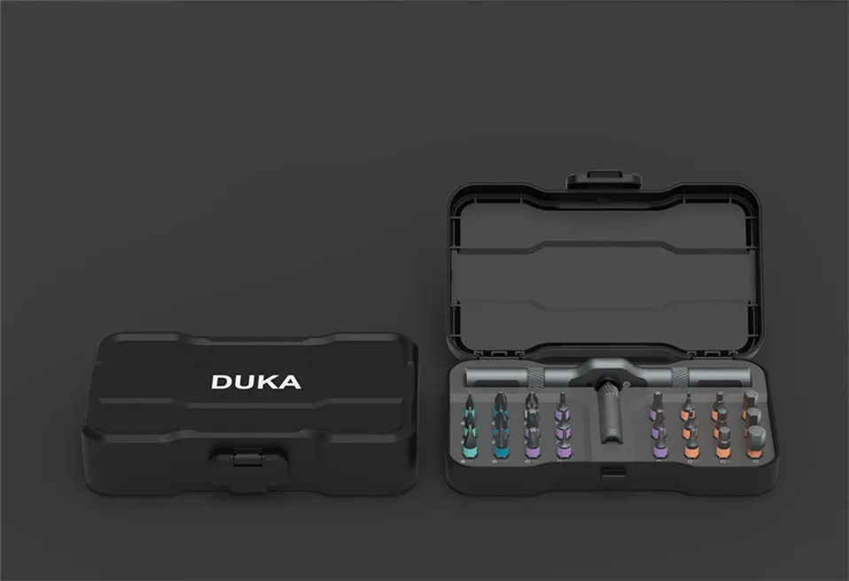 Xiaomi Набор отверток DUKA RS1 24 в 1 Трещоточный ключ отвертка комплект S2 магнитные Биты Набор инструментов DIY Инструменты для ремонта дома