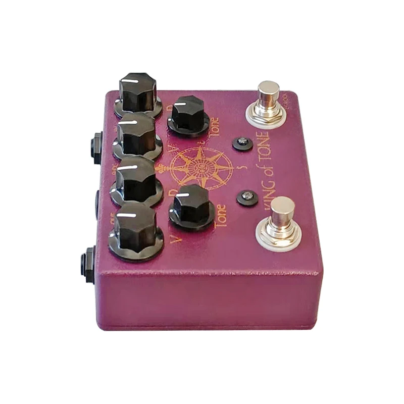 

For King of Tone V4 Overload Monoblock Pedals Effect Overdrive Pedal Handmade