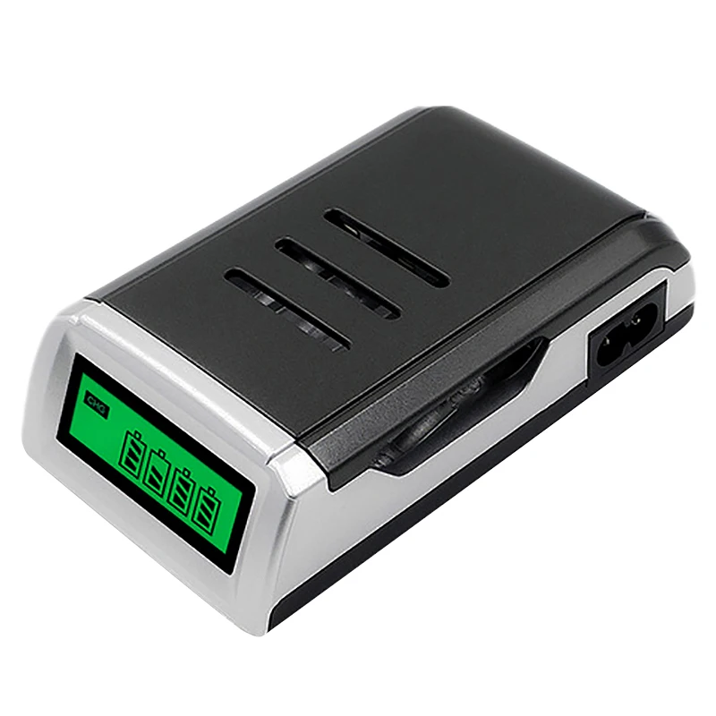 Топ зарядное устройство Универсальный 4 слота ЖК дисплей Умный интеллектуальный