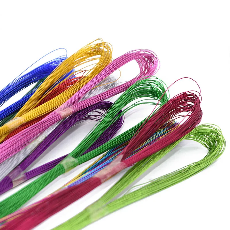 25 шт./лот 80 см искусственный цветочный стебель тонкая железная проволока