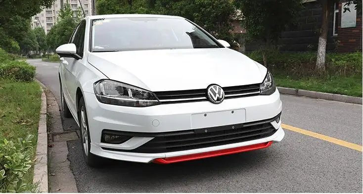 Защитный диффузор для заднего бампера GOLF 7 ABS 2014-2017 Volkswagen GLOF Body kit бампер задняя