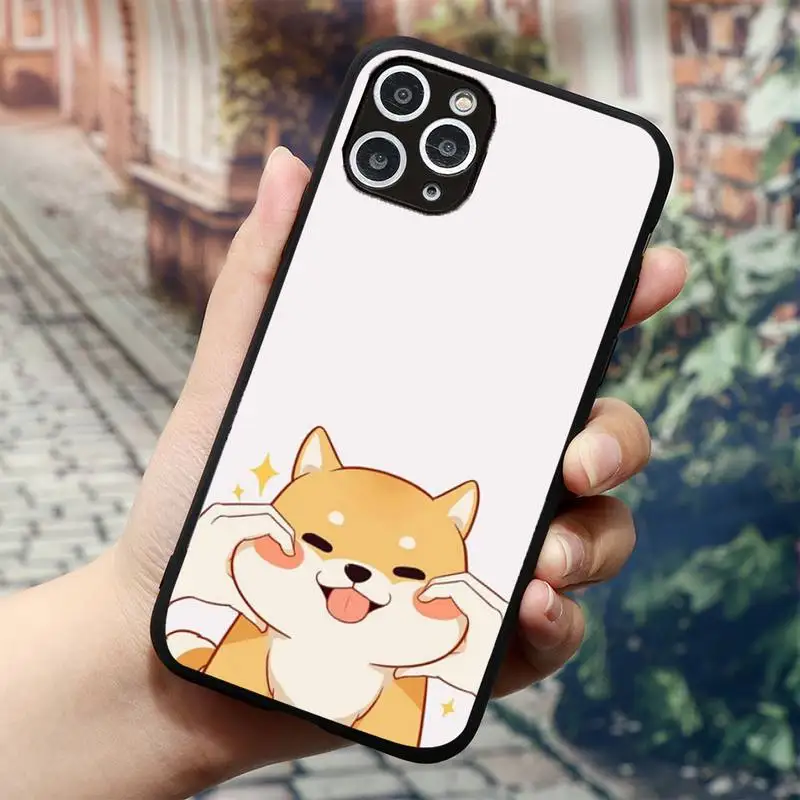 

Fashion Cute Cartoon Shiba Inu Dog Phone Case for iPhone 11 12 mini pro XS MAX 8 7 6 6S Plus X 5S SE 2020 XR