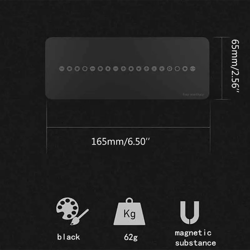 

165*65mm Magnetic Screw Pad Mobile Phone Repair Work Mat Adsorption of Screw New 2021