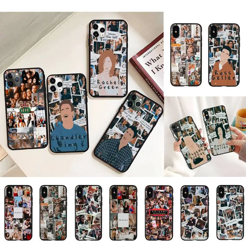 

Friends TV Show Characters Phone Case for iphone 13 8 7 6 6S Plus 5 5S SE 2020 12pro max XR X XS MAX 11 Fundas Capa