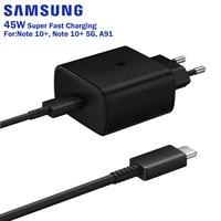 samsung original 45w super fast charger for samsung galaxy note10 plus note10 5g a91 usb c fast charging wall charger