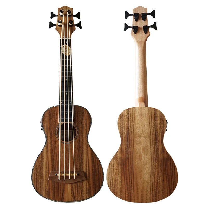 Aiersi бренд U Bass 30 дюймов безрезвая электрическая укулеле с подкладкой мешок