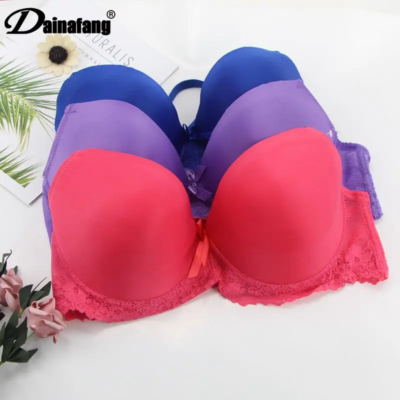 Бюстгальтеры для женщин; большие размеры; bh; супер отжимать Bralette; кружевной Короткий соблазнительный бюстгальтер; younggirl