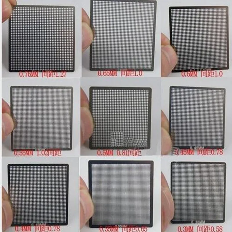 10 шт. универсальные трафареты для паяльной станции|stencil universal|stencil reballingstencil direct heat