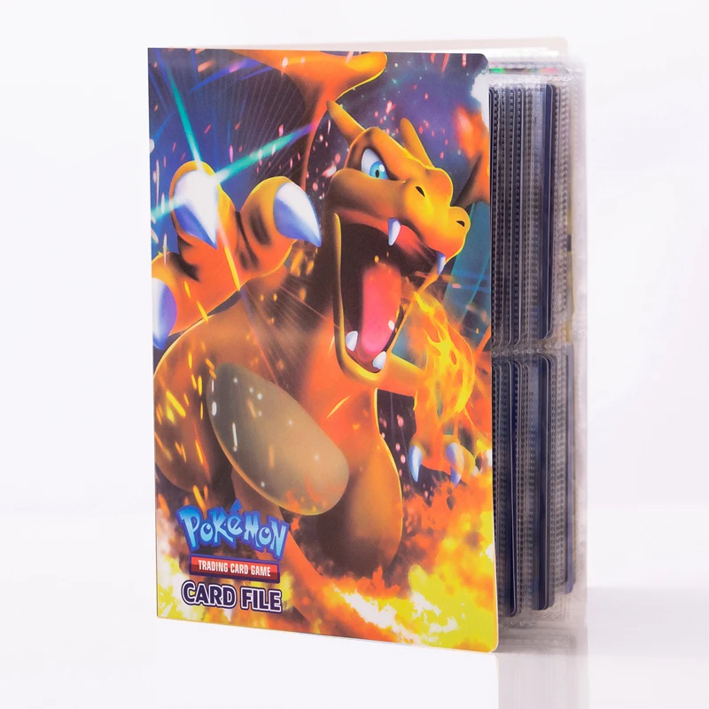 

240Pcs Holder Album Toys Collections Pokemon Cards Album Book Top Loaded List Toys Gift for Children