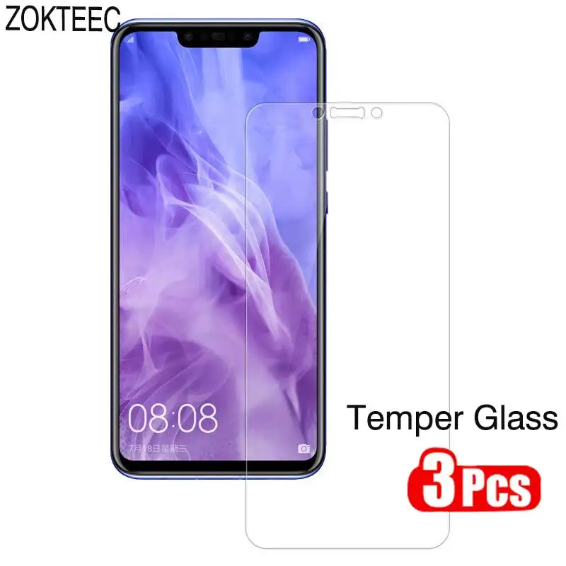 ZOKTEEC 3 шт Закаленное стекло Защитная пленка для экрана Huawei Mate 20 10 P20 Lite Pro Nova 3i 2S 4