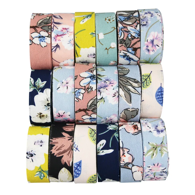 Материал для банта 25 мм аксессуары волос хлопковые кружевные ленты с принтом