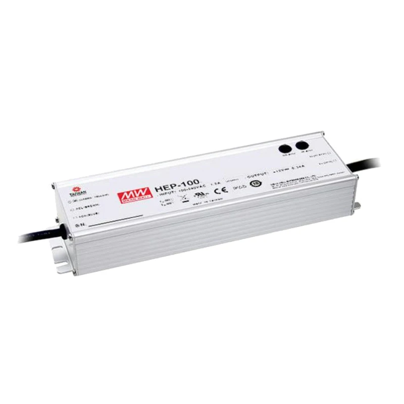 

Mean Well HEP-100-24 for Outdoor Harsh Environment IP65/IP68 meanwell 24V 4A 96W Single Output Power Supply with PFC function