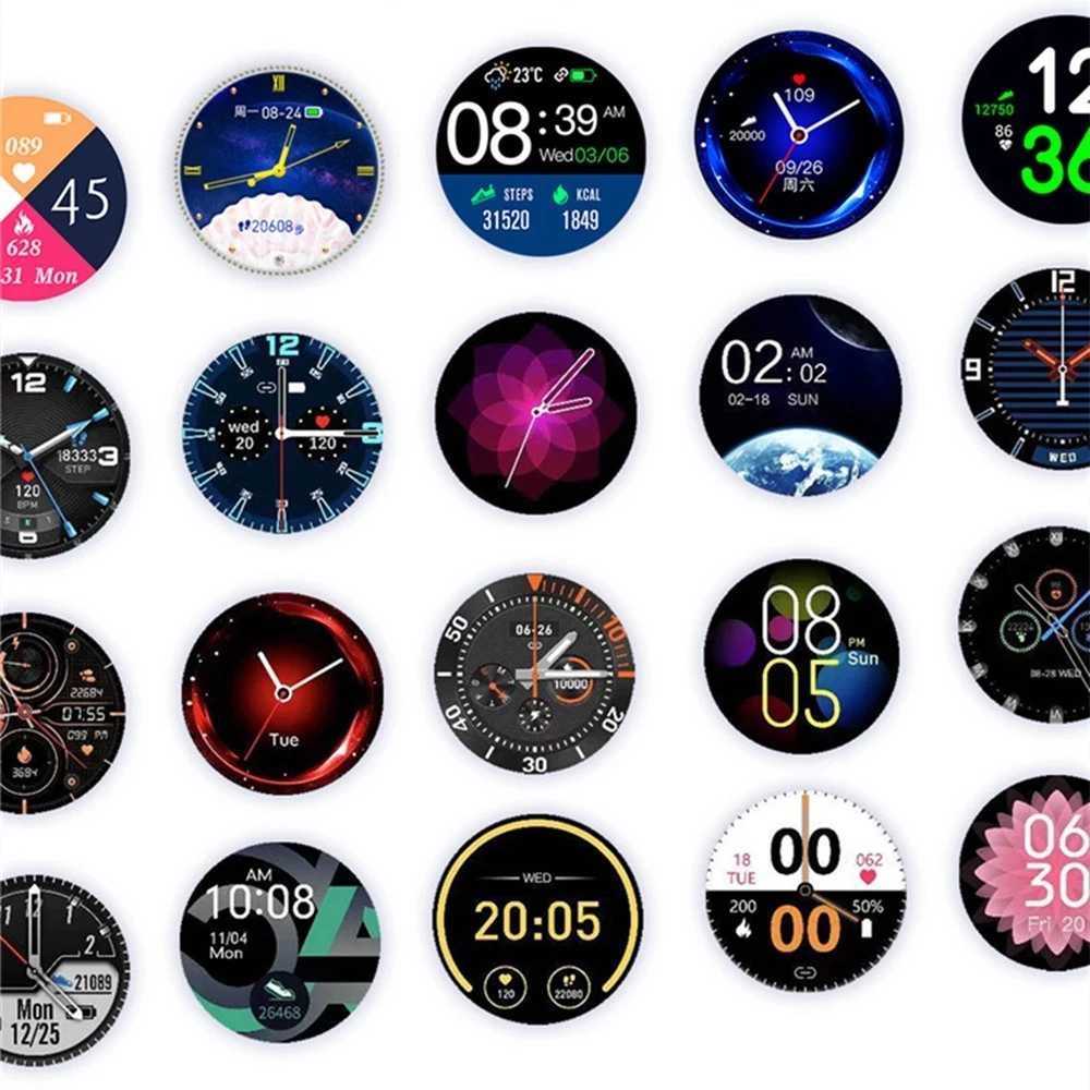 ottwn t40 1 3hd smart round watch full touch ip67 waterproof wearable device long standby sports smartwatch for android ios free global shipping