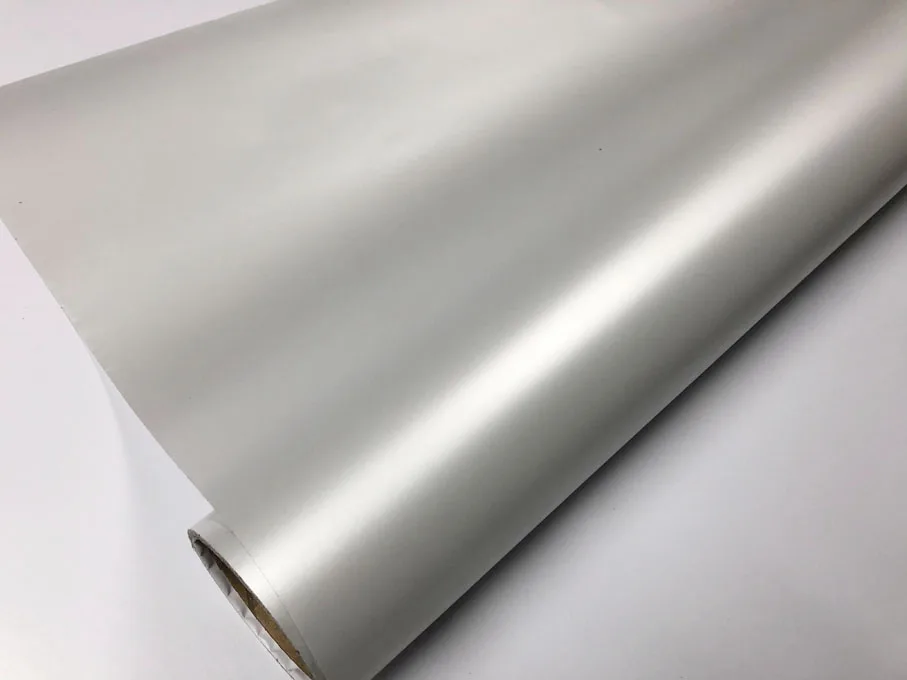 1.52*5m/10m/15m/20m Car Styling Pearl Ceramic White Vinyl For Wrapping Matt Satin Film With Air Release Bubbles | Автомобили и