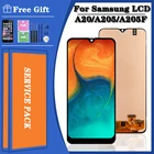 ЖК-дисплей Super AMOLED 100% для Samsung Galaxy A20, ЖК-дисплей A205FDS A205GNDS, ЖК-дисплей с сенсорным экраном и дигитайзером в сборе