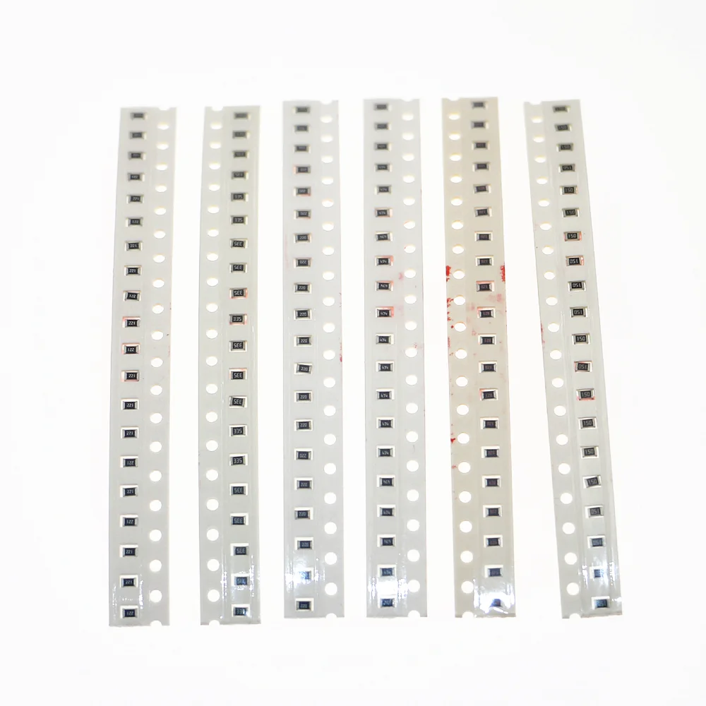 1280 шт. 5% 0 125 Вт 0805 SMD резистор 64 значения 0ohm 10Mohm набор ассортимента|Резисторы| |