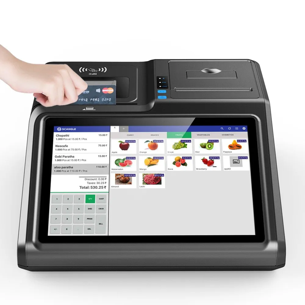 

MINI cash register small and medium retail supermarket convenience store catering milk tea shop touch screen ordering machine