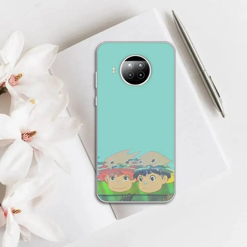 

Ponyo on the Cliff Phone Case Transparent for Xiaomi mi note 10 8 9 t HUAWEI p30 40 11 Samsung S 8 9 10 20 pro lite