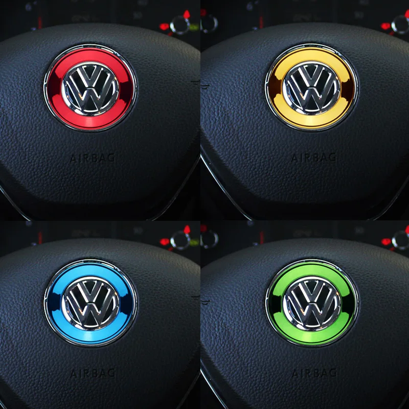 Наклейка на рулевое колесо для Volkswagen VW TOURAN GTI PASSAT POLO автомобильные