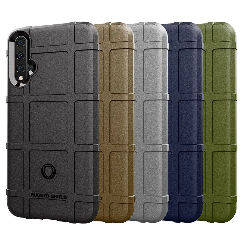 

Silicone Case For HuaWei Nova 5 Anti-fall Cover For HuaWei Nova 5 Airbag frame Fashion Frosted non-slip Protective Back Cover