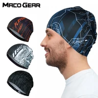 men print cap breathable soft scarf running cycling sports beanie tennis riding quick drying hat bicycle headband summer women