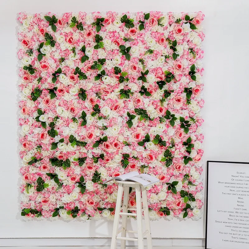 

Artificial Flower 2022 Plants Birthday Backdrop DIY Living Room Decorations Wedding Party Shop Romantic Flower Wall Backdrop