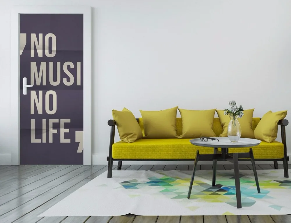 Настенная 3d наклейка нет музыки жизни|wall deco|wall muraldecal wall |