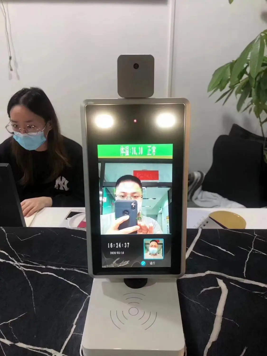 Настенный дверной замок таймер контроль доступа визуальное изображение IP камера