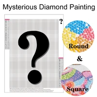 mysterious diamond painting 5d diy full squareround unknown mystery diamond embroidery mosaic kit handmade gift