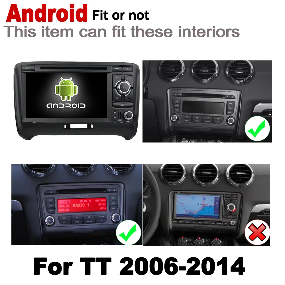 Автомобильный dvd-плеер Android плеер для Audi TT 8J 2006 2007 2008 2009 2010 2011 2012 2013 2014 MMI GPS