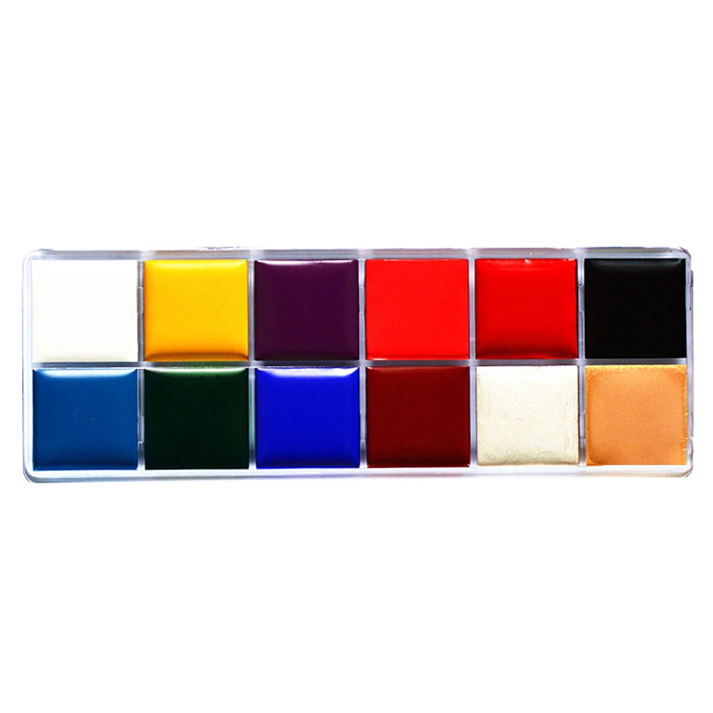 

12 Colors Body Painting Cream Waterproof Multi-function Festival Face Decoration Oil Paint