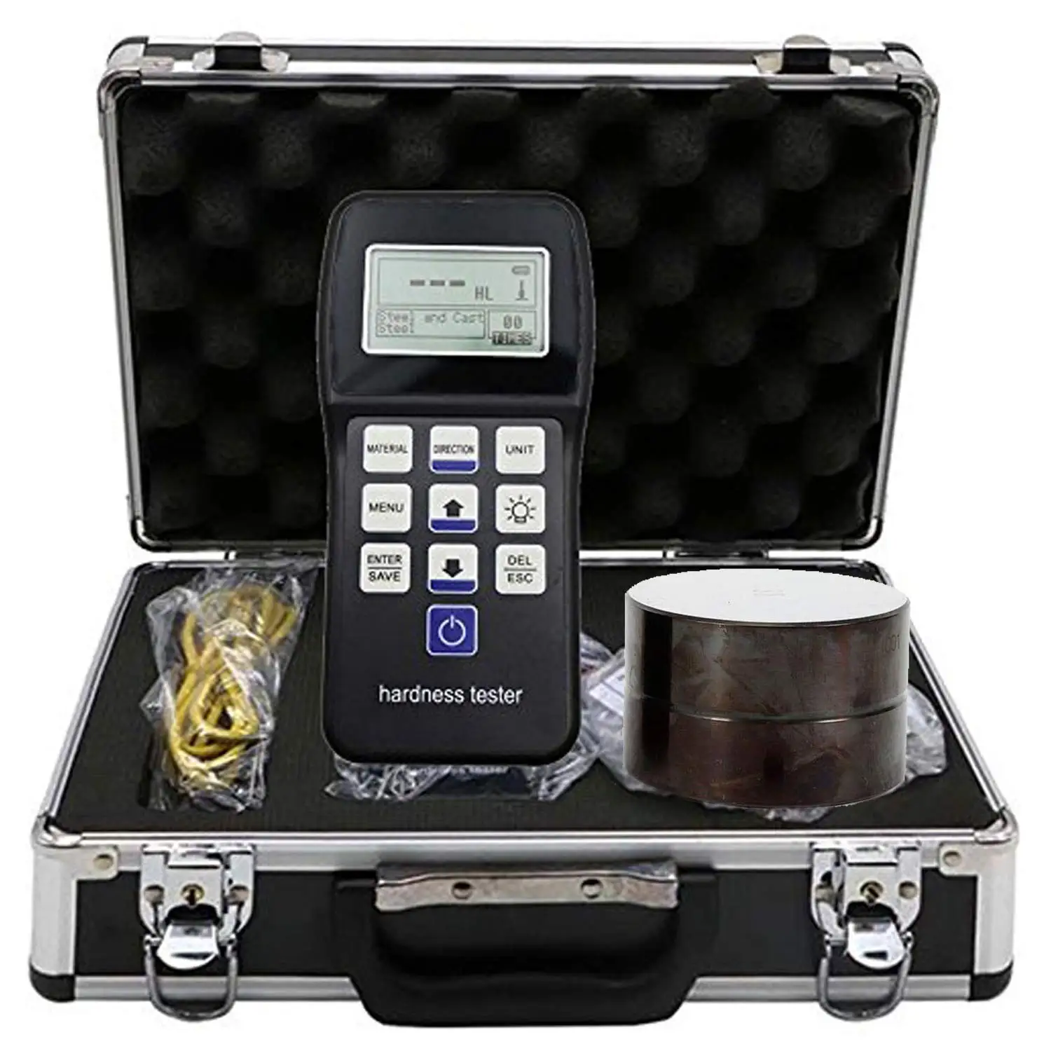 Цифровой Твердомер отскок твердости Leeb тестер для металла Сталь метр по шкале