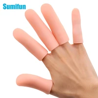 2pcs extended thickened finger protector silicone tube thumb covers toe protection for corn blister cracked pain 2 36 7cm c1656